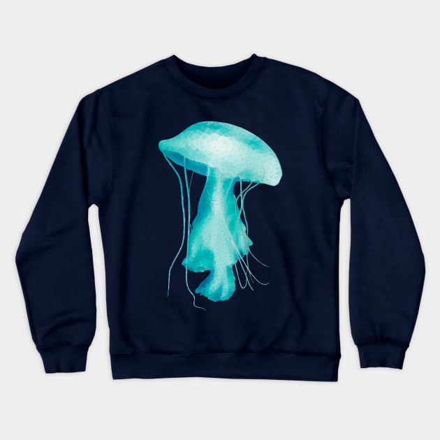 Low polyfish Crewneck Sweatshirt by AO01